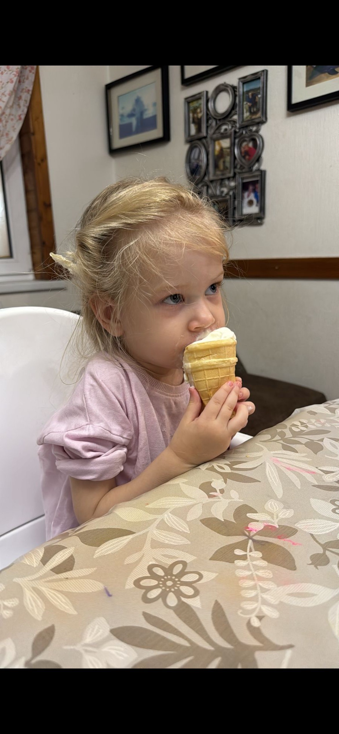 Karina with ice cream